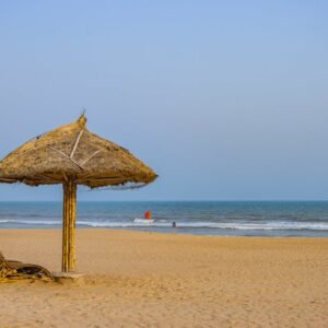 Beach Scenery - Calm beach scene in Puri, Odisha with a solitary #29547310